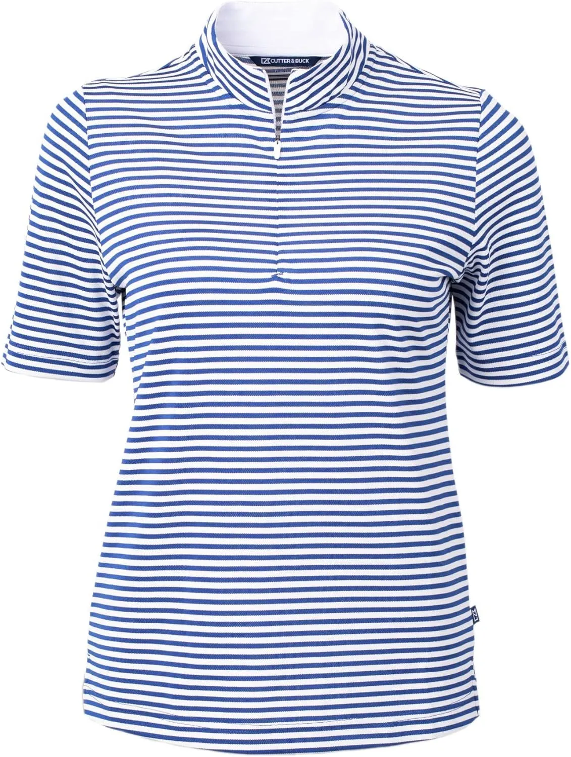 Cutter & Buck Virtue Eco Pique Stripe Recycled Womens Top