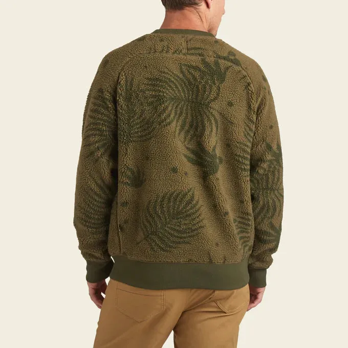 Eleos Fleece Crewneck :: Forest Floor : Frond