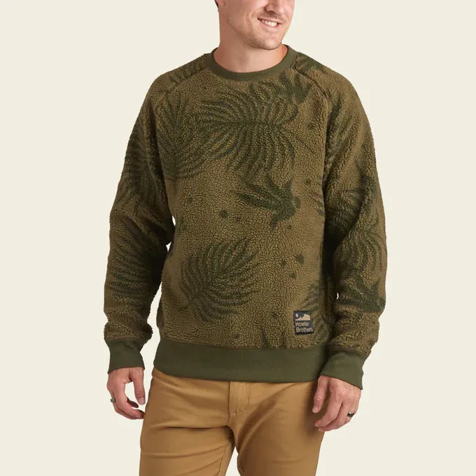 Eleos Fleece Crewneck :: Forest Floor : Frond