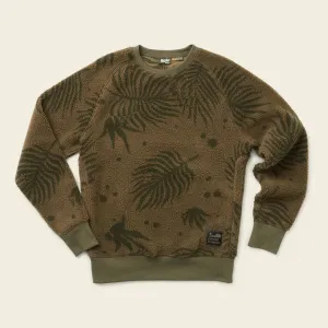 Eleos Fleece Crewneck :: Forest Floor : Frond