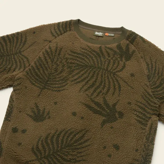 Eleos Fleece Crewneck :: Forest Floor : Frond