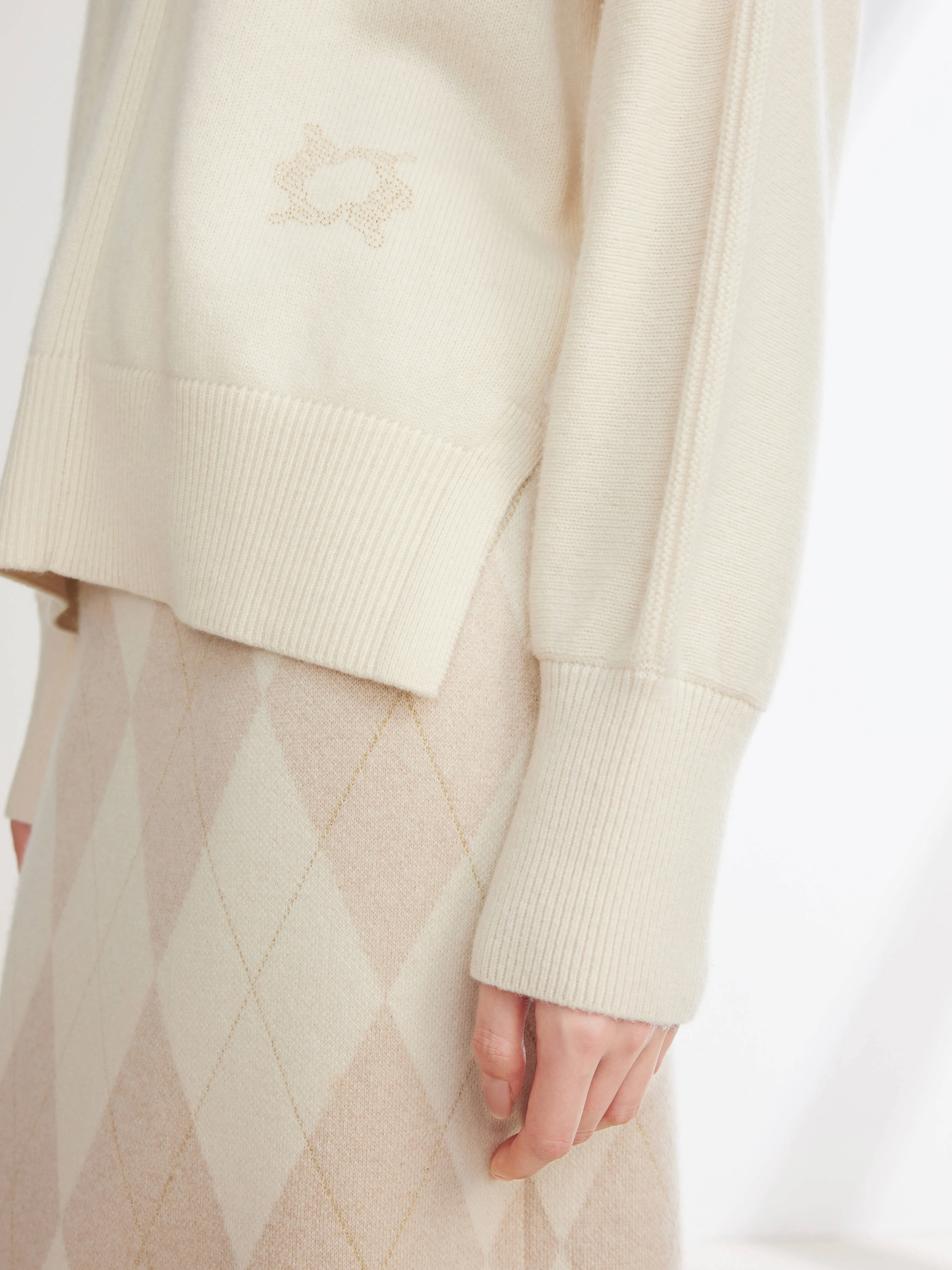 EP YAYING Cashmere Knit Sweater