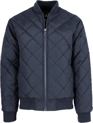 Galaxy by Harvic Men's Heavyweight Dimond Quilted Bomber Jacket Varsity Coat with Pockets (Sizes, S-2XL)