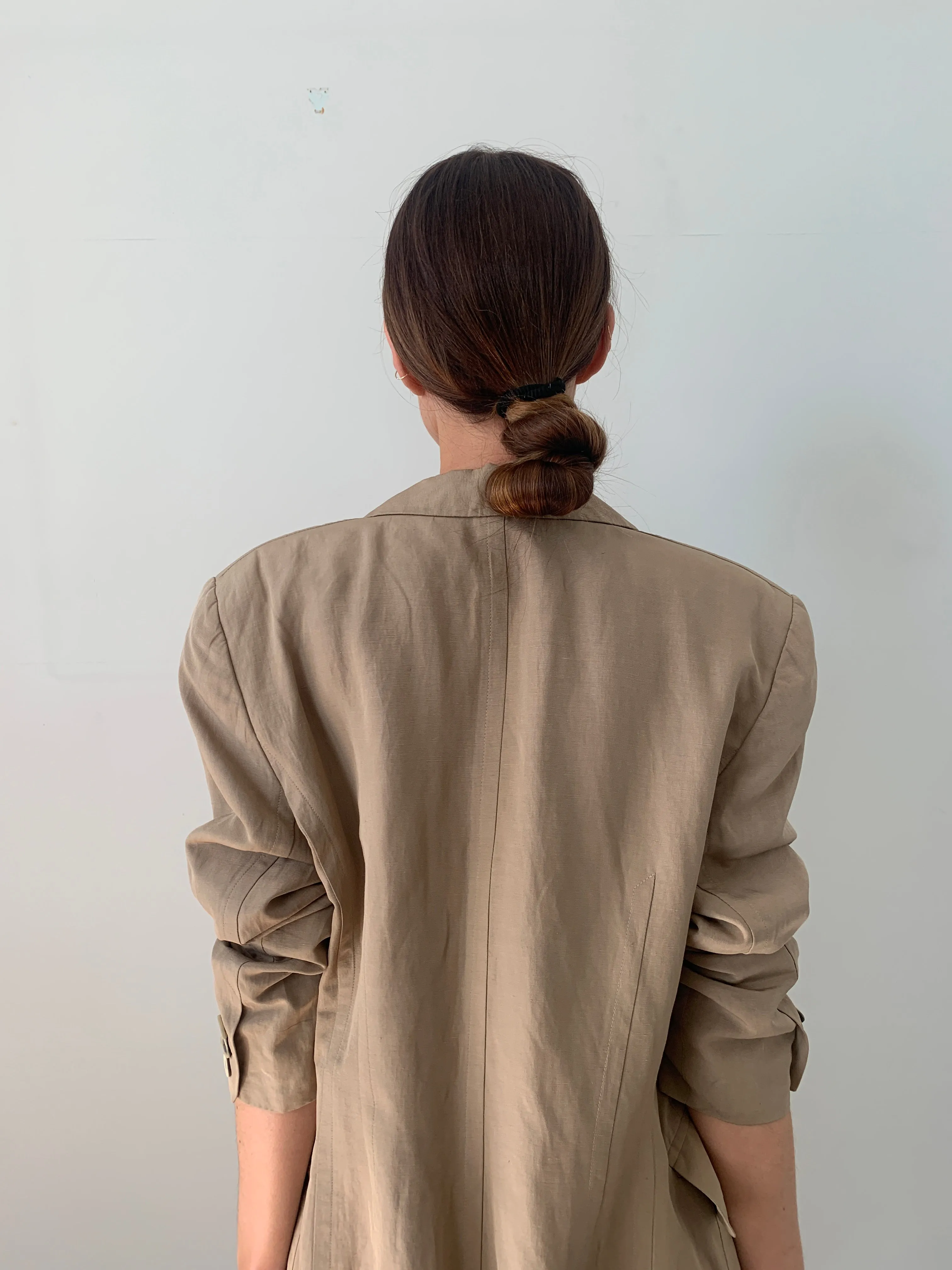 Jil Sander 1990s silk linen blazer