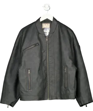 We The Free Black Vinny Vegan Bomber Jacket UK S
